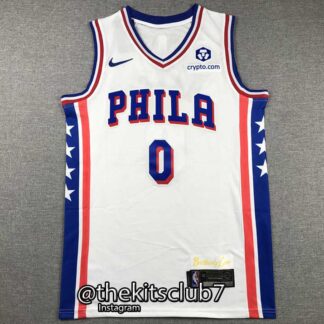 גופיית כדורסל אן.בי.איי 2024 פילדלפיה מקסי PHILA WHITE MAXEY 2024 . משלוח חינם