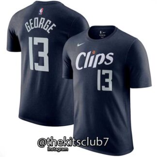 טי שירט אן.בי.איי קליפרס ג'ורג' CLIPPERS BLACK GEORGE 2024 . משלוח חינם