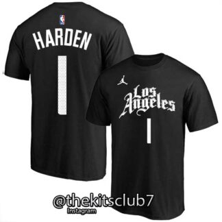 טי שירט אן.בי.איי קליפרס הארדן CLIPPERS BLACK HARDEN 2024 . משלוח חינם