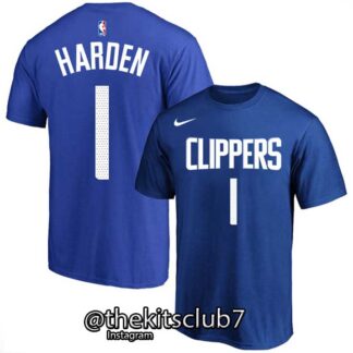 טי שירט אן.בי.איי קליפרס הארדן CLIPPERS BLUE HARDEN 2024 . משלוח חינם