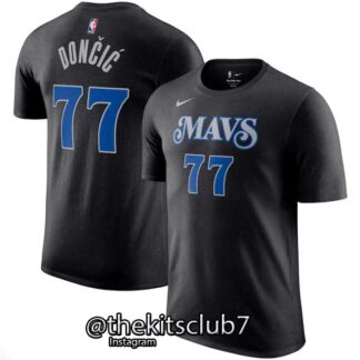 טי שירט אן.בי.איי דאלאס דונצ'יץ'  DALLAS DONCIC BLACK 2024 . משלוח חינם