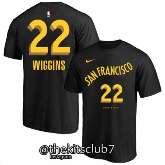 טי שירט אן.בי.איי גולדן סטייט וויגינס WORRIORS BLACK WIGGINSL 2024 . משלוח חינם