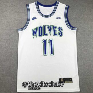 גופיית כדורסל אן.בי.איי מינסוטה 2024 WOLVES WHITE REID. משלוח חינם