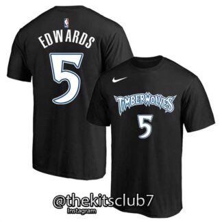 טי שירט אן.בי.איי מינסוטה WOLVES BLACK EDWARDS 01 2024 . משלוח חינם