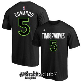 טי שירט אן.בי.איי מינסוטה WOLVES BLACK EDWARDS 02 2024 . משלוח חינם