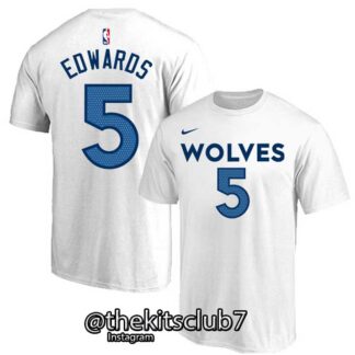 טי שירט אן.בי.איי מינסוטה WOLVES WHITE EDWARDS 01 2024 . משלוח חינם
