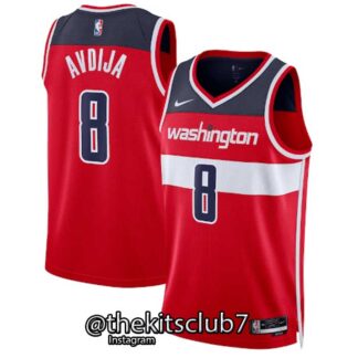 גופיית כדורסל אן.בי.איי 2024 וושינגטון אבדיה WASHINGTON RED AVDIJA. משלוח חינם