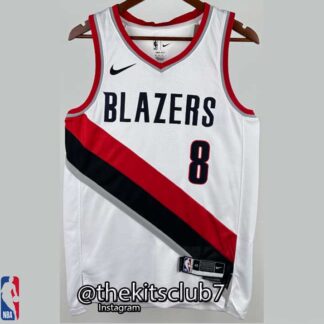 גופיית כדורסל אן.בי.איי 2024/25 פורטלנד אבדיה PORTLAND WHITE AVDIJA. גרסת טרום עונה. משלוח חינם