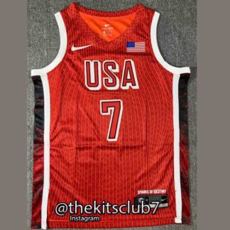 גופיית כדורסל נבחרת ארה"ב USA RED 2024 DURANT. משלוח חינם