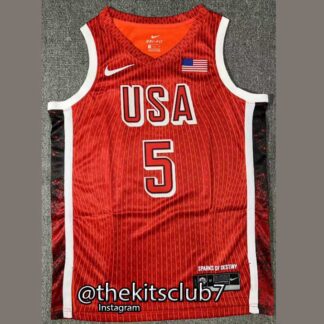 גופיית כדורסל נבחרת ארה"ב USA RED 2024 EDWARDS. משלוח חינם