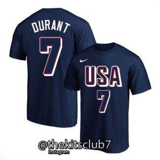 טי שירט נבחרת ארה"ב USA BLUE DURANT 2024 . משלוח חינם