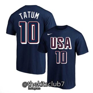 טי שירט נבחרת ארה"ב USA BLUE TATUM 2024 . משלוח חינם