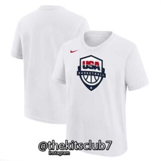 טי שירט נבחרת ארה"ב USA WHITE 01 2024 . משלוח חינם