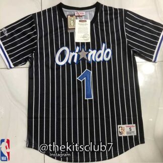 חדש!! חולצת נוסטלגיה אורלאנדו מקגריידי  Mitchell & Ness ORLANDO BLACK SHIRT McGRADY. משלוח חינם
