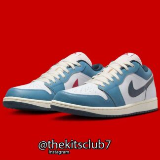 אייר ג'ורדן 1 AJ1 LOW ARMORY NAVY WHITE. מידות 40-45. משלוח חינם