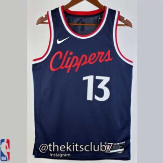 גופיית כדורסל אן.בי.איי קליפרס כחול ג'ורג' 2025 CLIPPERS BLUE GEORGE. משלוח חינם