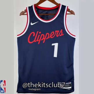 גופיית כדורסל אן.בי.איי קליפרס כחול הארדן 2025 CLIPPERS BLUE HARDEN. משלוח חינם