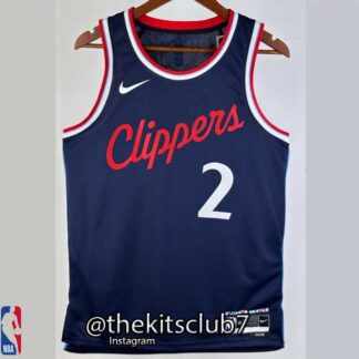 גופיית כדורסל אן.בי.איי קליפרס כחול לנארד 2025 CLIPPERS BLUE LEONARD. משלוח חינם