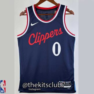 גופיית כדורסל אן.בי.איי קליפרס כחול ווסטברוק 2025 CLIPPERS BLUE WESTBROOK. משלוח חינם