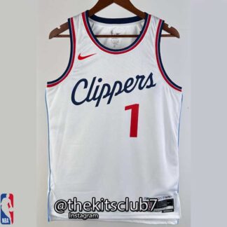גופיית כדורסל אן.בי.איי קליפרס לבן הארדן 2025 CLIPPERS WHITE HARDEN. משלוח חינם