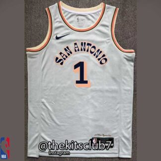 גופיית כדורסל אן.בי.איי סן אנטוניו וומבניאמה 2025 SAN ANTONIO CITY EDITION WEMBANYAMA. משלוח חינם