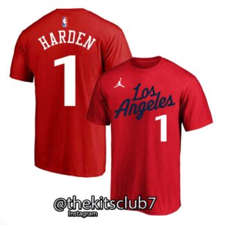 טי שירט אן.בי.איי קליפרס הארדן CLIPPERS RED HARDEN 2025 . משלוח חינם