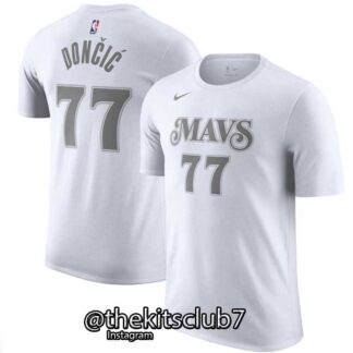 טי שירט אן.בי.איי דאלאס דונצ'יץ' DALLAS WHITE DONCIC 2025 . משלוח חינם