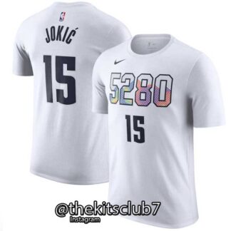 חולצה אן.בי.איי דנבר יוקיץ' DENVER WHITE JOKIC 2025 . משלוח חינם