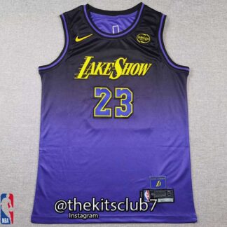 גופיית כדורסל אן.בי.איי לייקרס סיטי ג'יימס 2025 LAKERS CITY EDITION JAMES. משלוח חינם