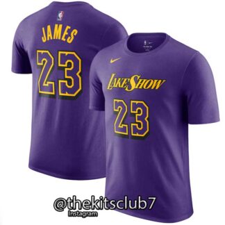 טי שירט אן.בי.איי לייקרס ג'יימס LAKERS PURPLE JAMES 2025 . משלוח חינם