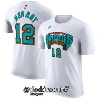 טי שירט אן.בי.איי ממפיס מוראנט GRIZZLIES WHITE MORANT 2025 . משלוח חינם