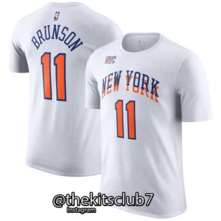 חולצת אן.בי.איי ניקס ברונסון NY WHITE BRUNSON 2025 . משלוח חינם