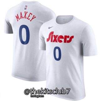 חולצה אן.בי.איי פילדפיה מאקסי PHILA WHITE MAXEY 2025 . משלוח חינם