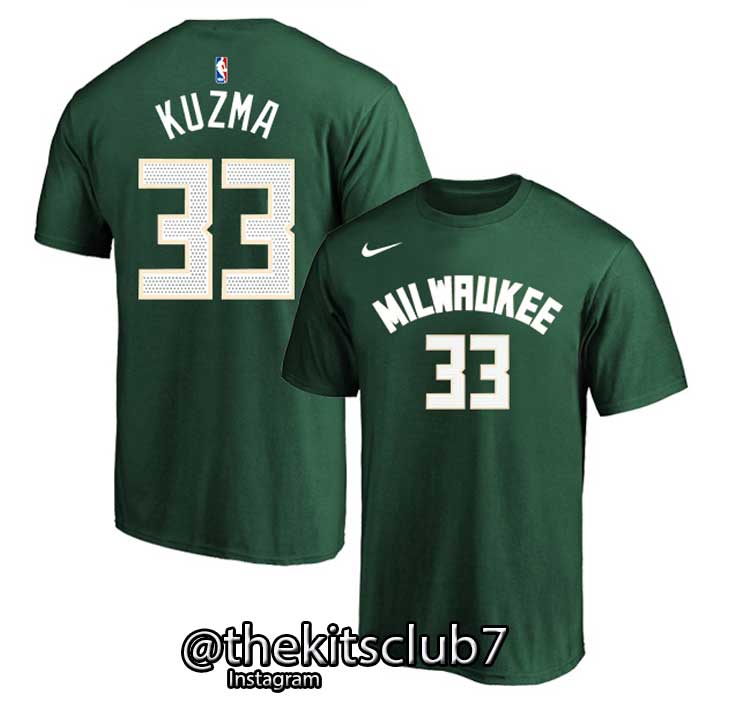 BUCKS-T-SHIRT-2025-GREEN-KUZMA BUCKS-T-SHIRT-2025-GREEN-KUZMA
