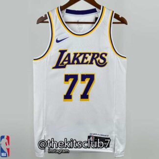 גופיית כדורסל אן.בי.איי לייקרס לבן דונצ'יץ' 2025 LAKERS WHITE DONCIC. משלוח חינם