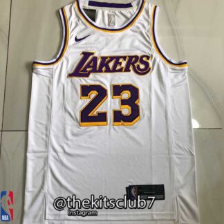 גופיית כדורסל אן.בי.איי לייקרס לבן ג'יימס 2025 LAKERS WHITE JAMES. משלוח חינם
