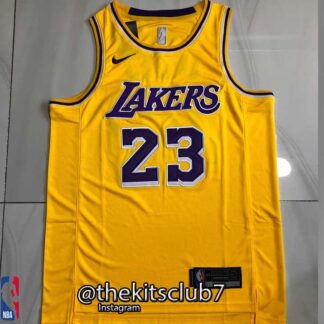 גופיית כדורסל אן.בי.איי לייקרס צהוב ג'יימס 2025 LAKERS YELLOW JAMES. משלוח חינם