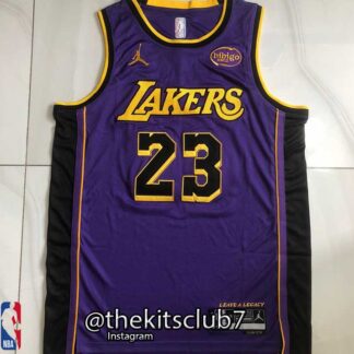 גופיית כדורסל אן.בי.איי לייקרס סגול ג'יימס 2025 LAKERS PURPLE JAMES. משלוח חינם