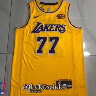 גופיית כדורסל אן.בי.איי לייקרס צהוב דונצ'יץ' 2025 LAKERS YELLOW DONCIC. משלוח חינם