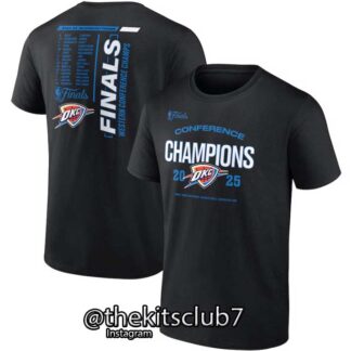 חולצה טי שירט אוקלהומה פיינאלס 2025 NBA T-SHIRT OKC 2025 FINALS 08 . משלוח חינם