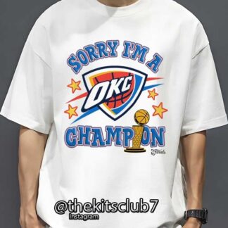 חולצת אליפות טי שירט אוקלהומה  2025 NBA T-SHIRT OKC CHAMPIONS. משלוח חינם