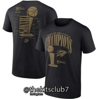 חולצת אליפות טי שירט אוקלהומה 2025 NBA T-SHIRT OKC CHAMPIONS. משלוח חינם