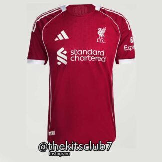 חולצת כדורגל ליברפול בית. עונת 25/26. משלוח חינם