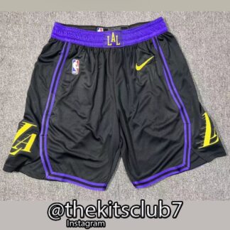 מכנס כדורסל אן.בי.איי לייקרס סיטי אדישן 2026 LAKERS SHORTS CITY EDITION. משלוח חינם