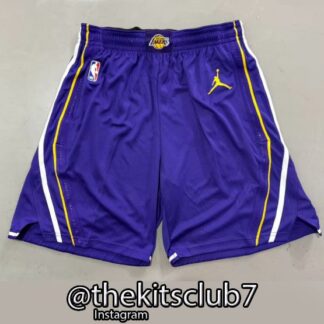 מכנס כדורסל אן.בי.איי לייקרס סטייטמנט 2026 LAKERS SHORTS STATEMENT EDITION. משלוח חינם